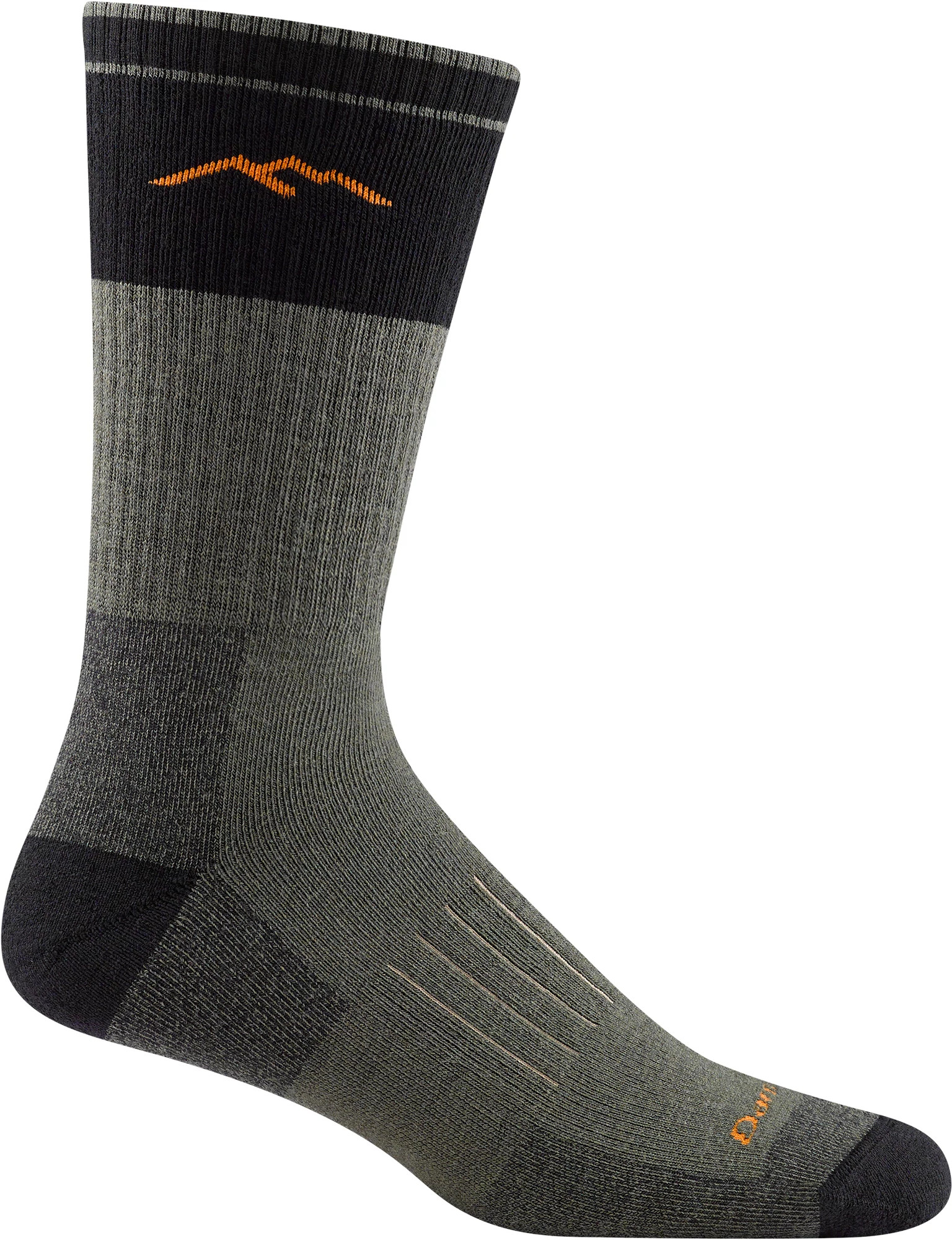 Men's Darn Tough Hunting Heavyweight Merino Wool Boot Socks shown in Forest (Green)