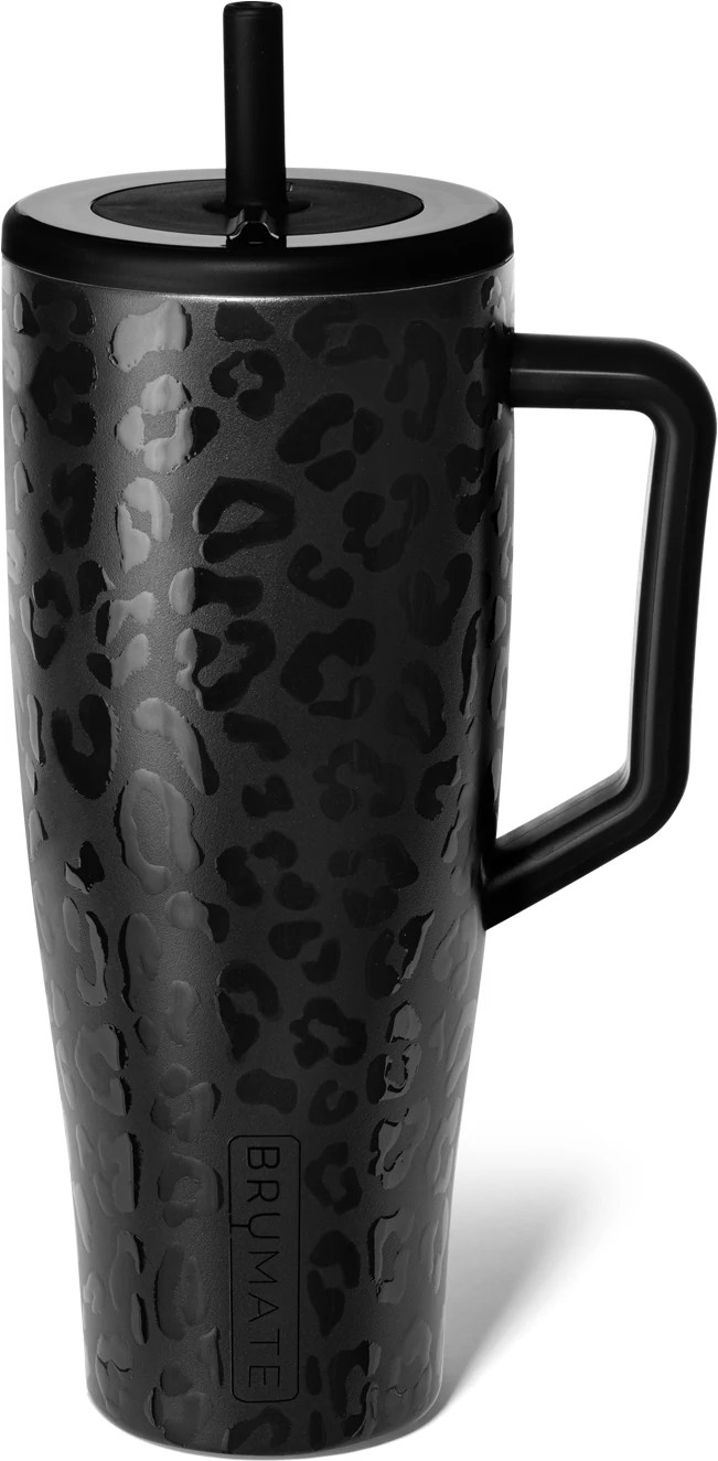 Brumate Era 40oz Straw Tumbler shown in Black (Black)