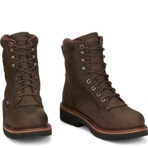J Max Justin Lace Up Square Toe Boots Boots Composite Toe Product