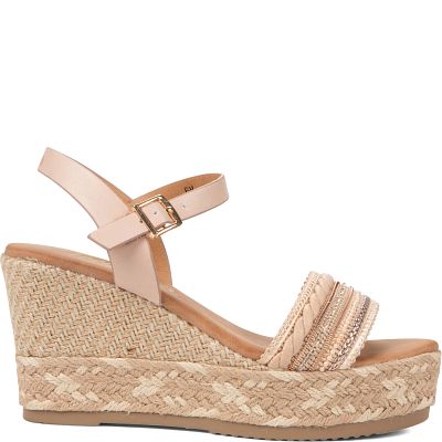 TOOCOOL W2160 Women's Flip Flops - Anatomical Footbed Wedge Sandals
