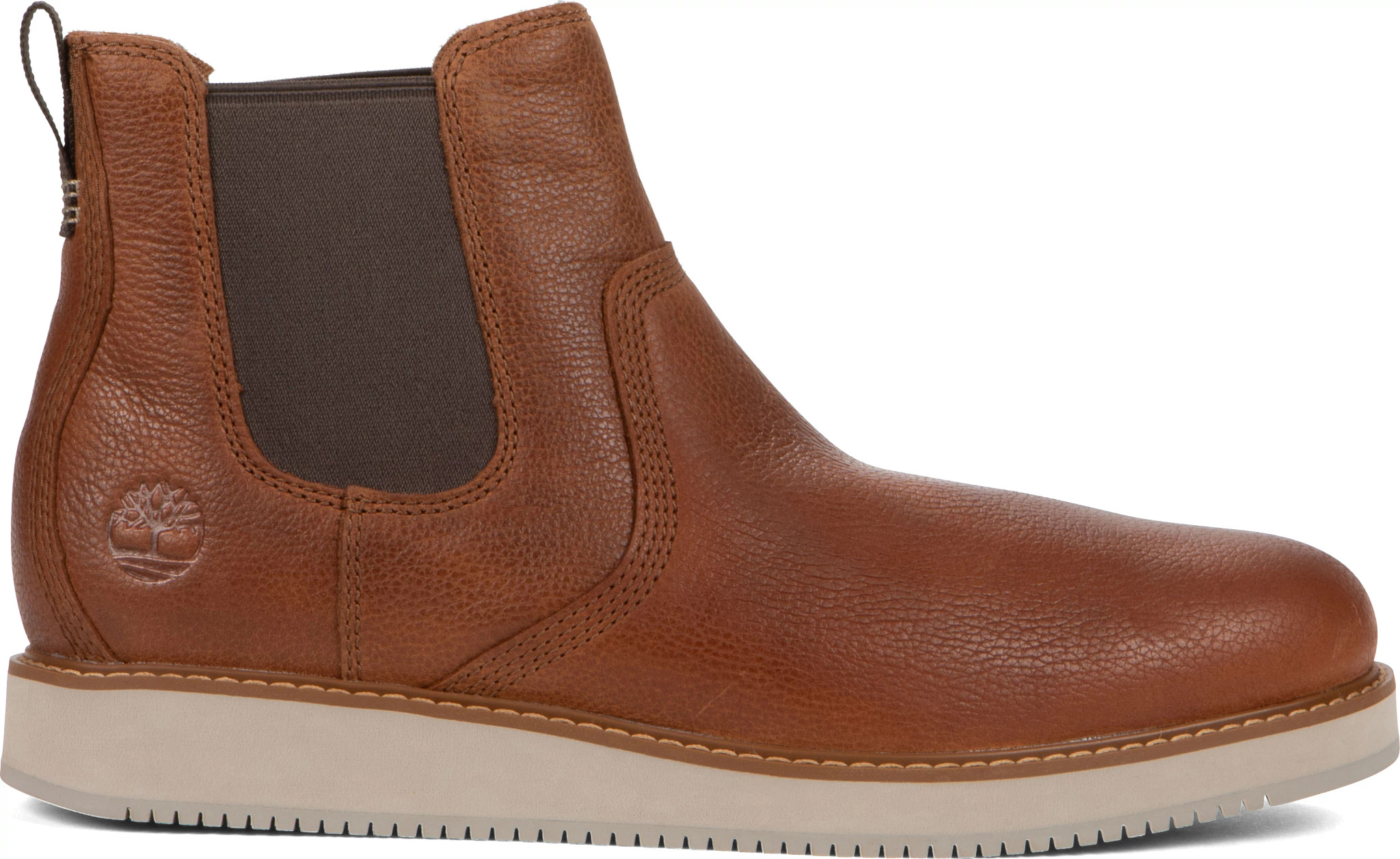 Men's Timberland Redwood Edge Plain Toe Chelsea Boot shown in Brown (Brown)