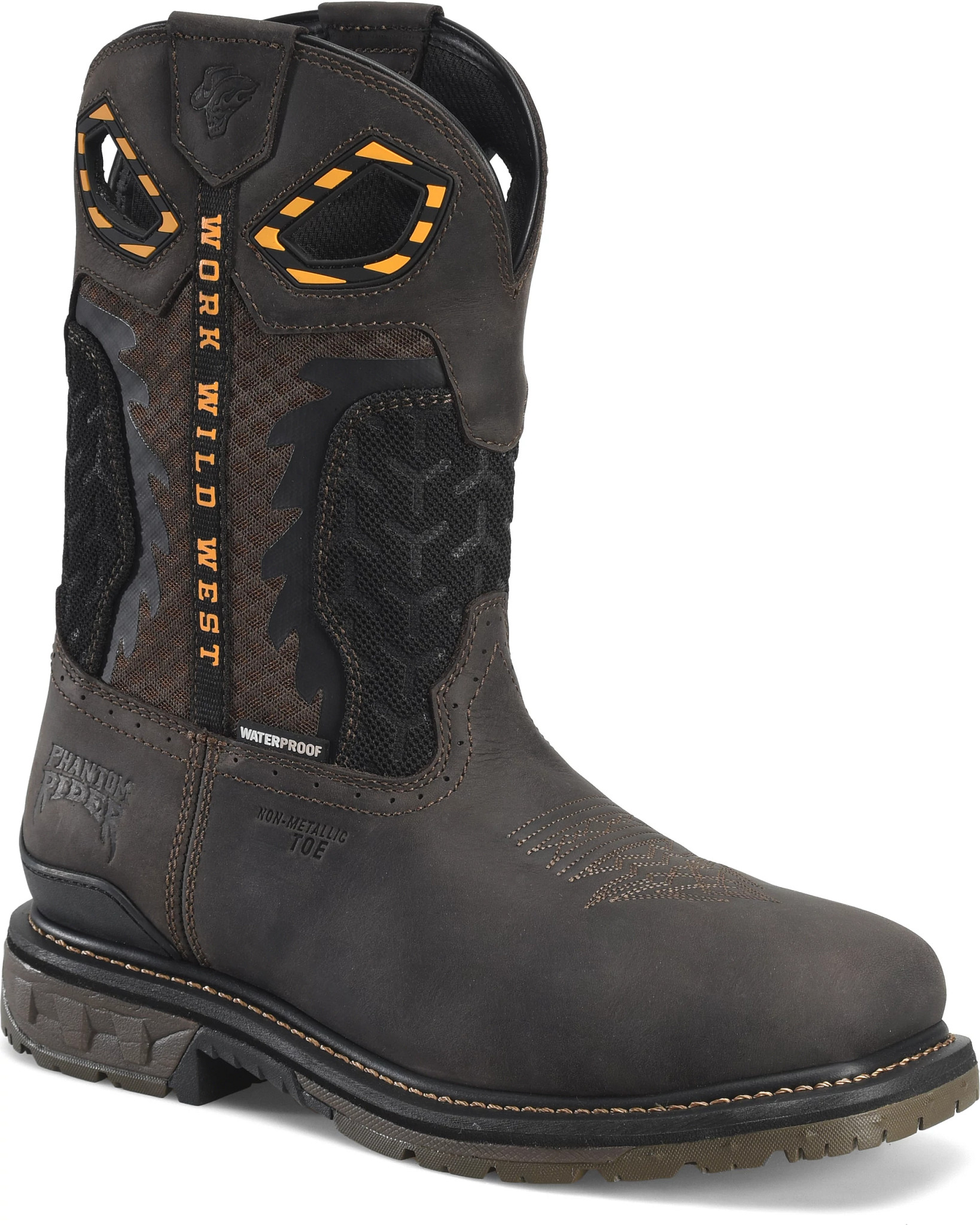Crucible Comp Toe shown in Dark Brown (Brown)