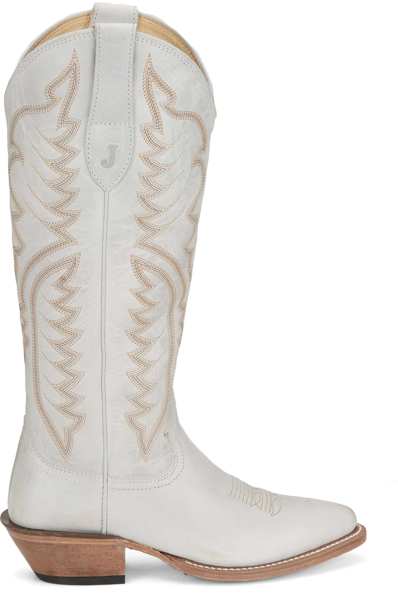 Justin white dyeable boots best sale