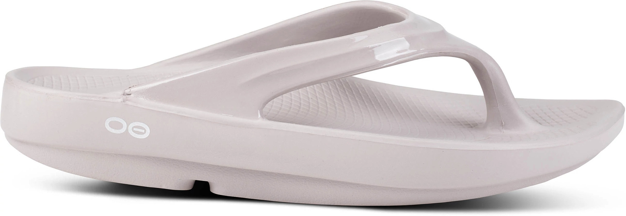 Women's Oofos Oolala Thong shown in Stardust (Off White)