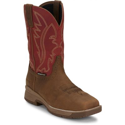 Punta Cuadrada Botas Fox Vaqueras Western Boots Men Justin Show