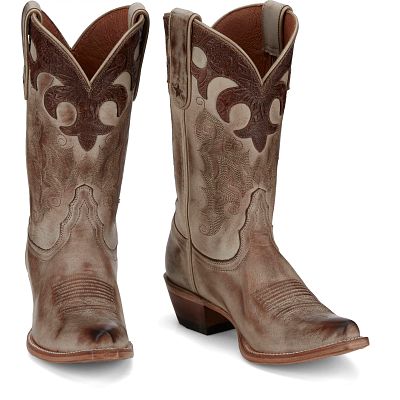 Bottes de cowboy western mi-mollet marron deux tons ... - eBay Bottes de cowboy western mi-mollet marron deux tons ... - eBay
