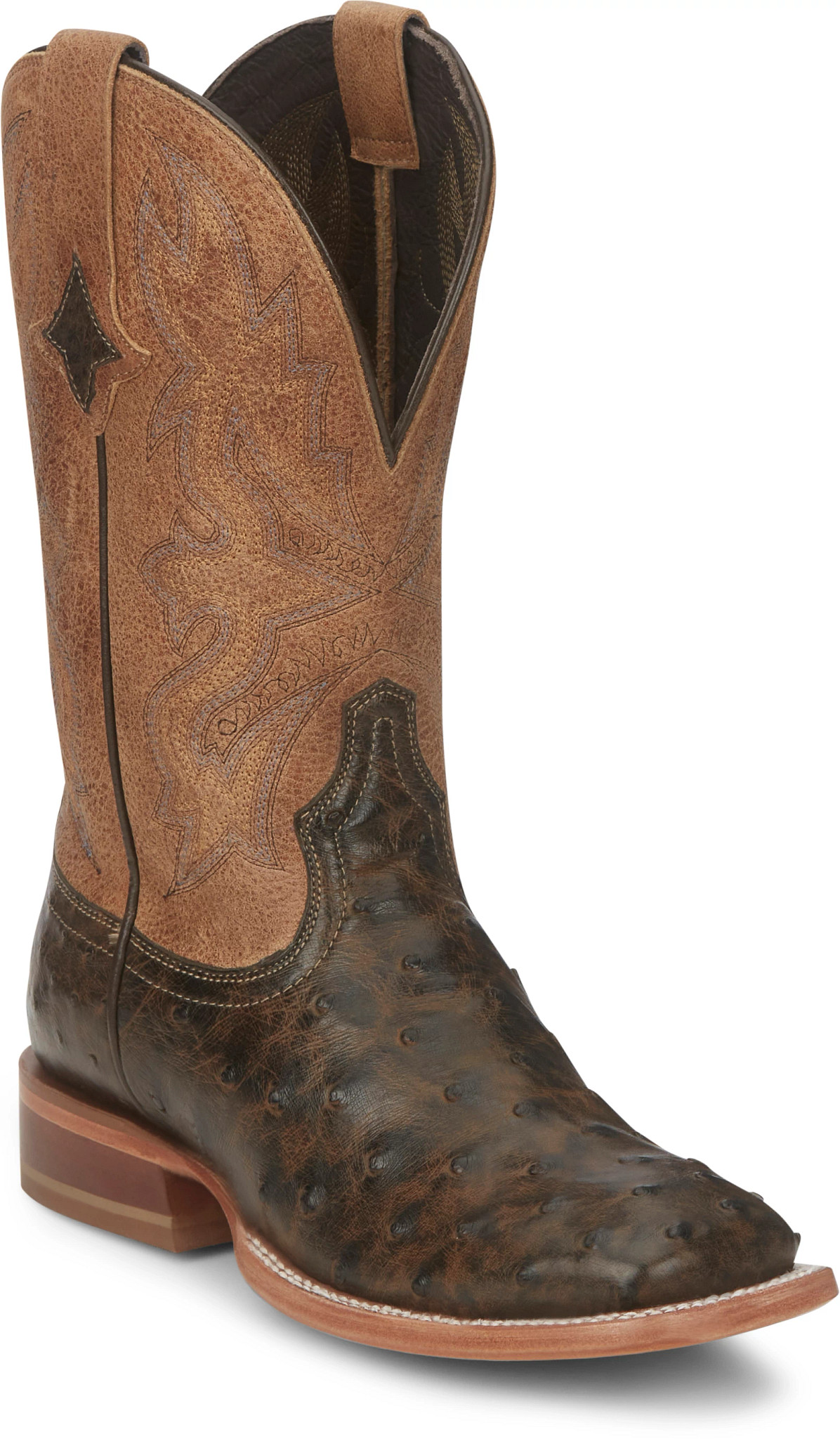 Ostrich leather deals cowboy boots