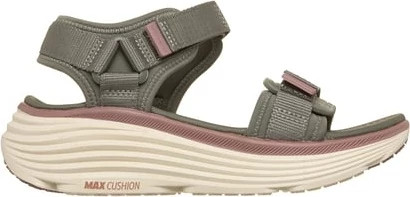 Women's Skechers Gowalk Max Cushioning Endeavour shown in Olive (Green)