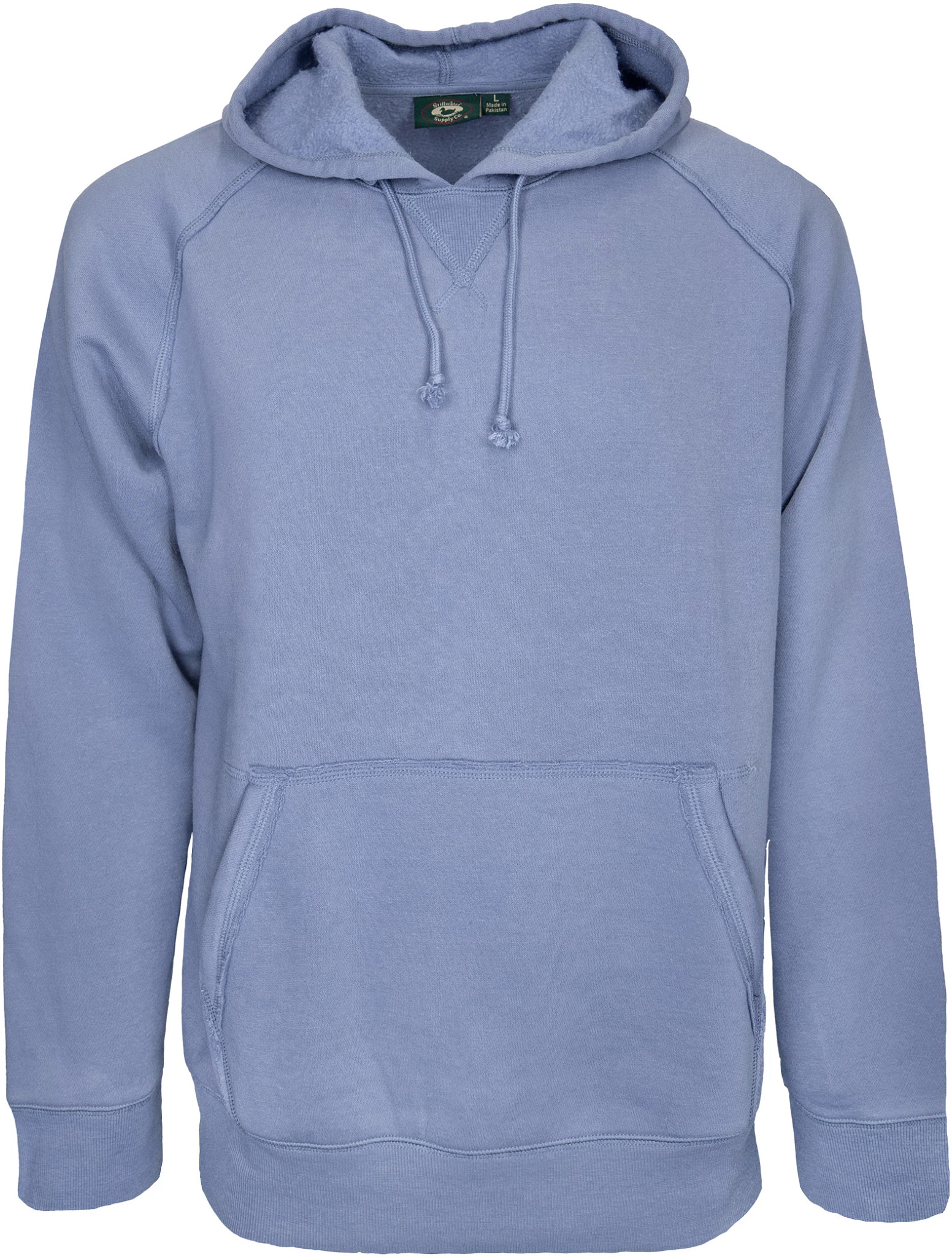 Men's Pacific Teaze Washed Fleece Hoodie shown in Blue (Blue)