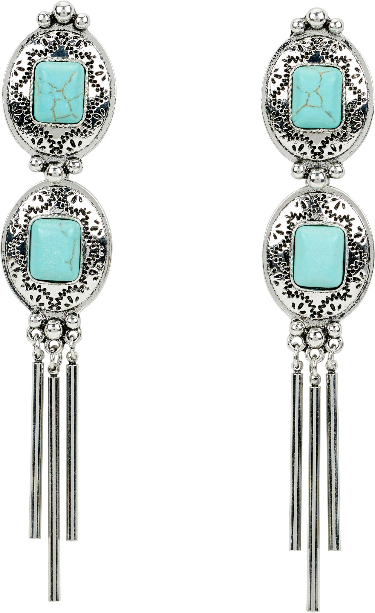 Double Concho Earrings | Justin Boots