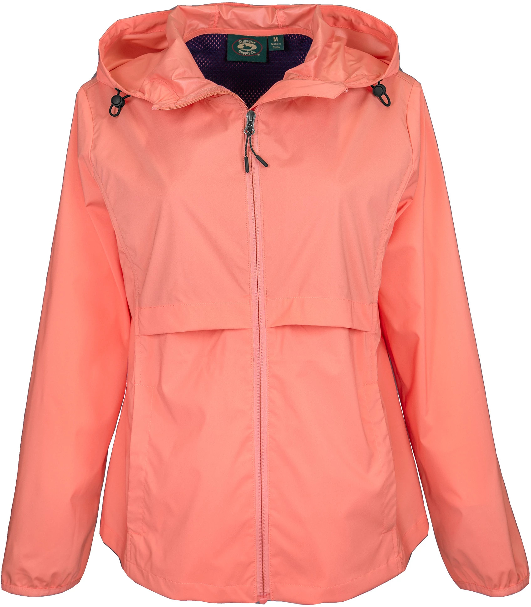 Women's Pacific Teaze Sarasota Rain Jacket shown in Rose (Orange)