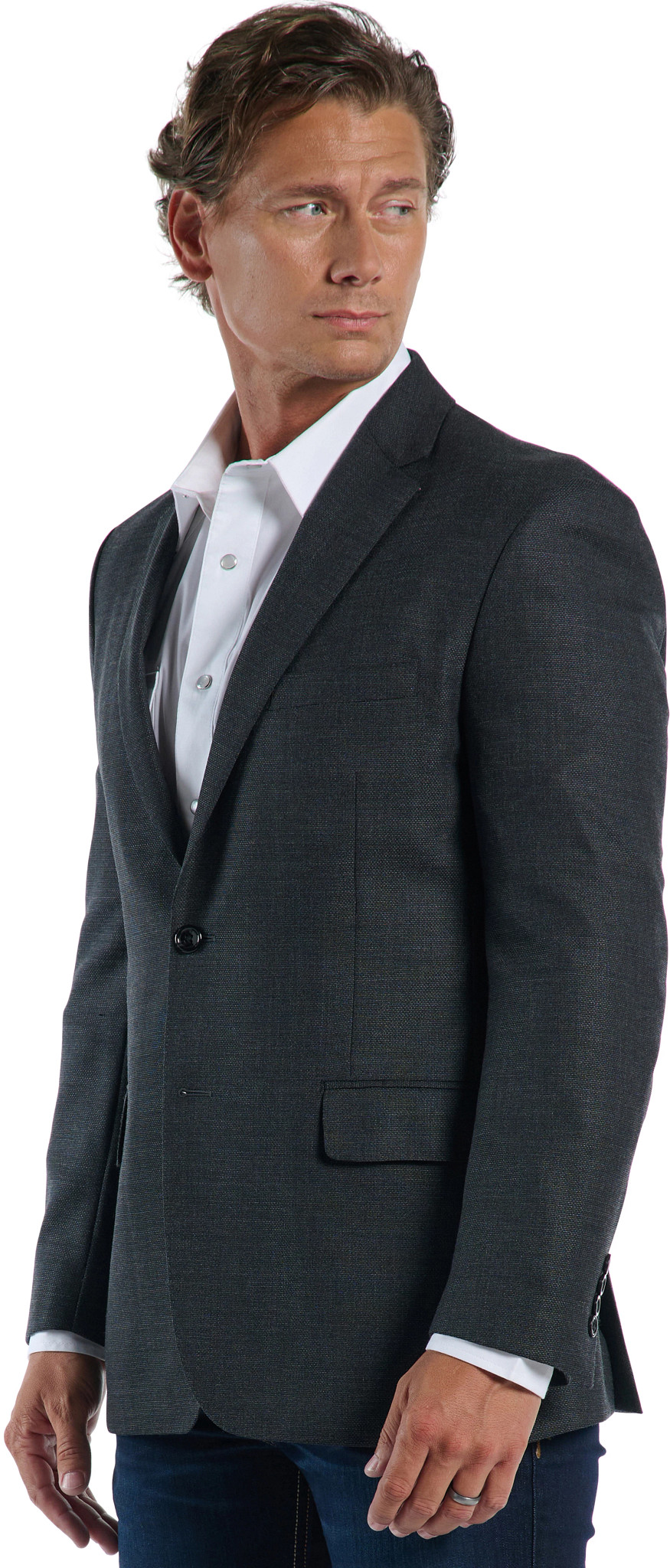 Tony Lama Sport Coat se muestra en la Slate (Gris)
