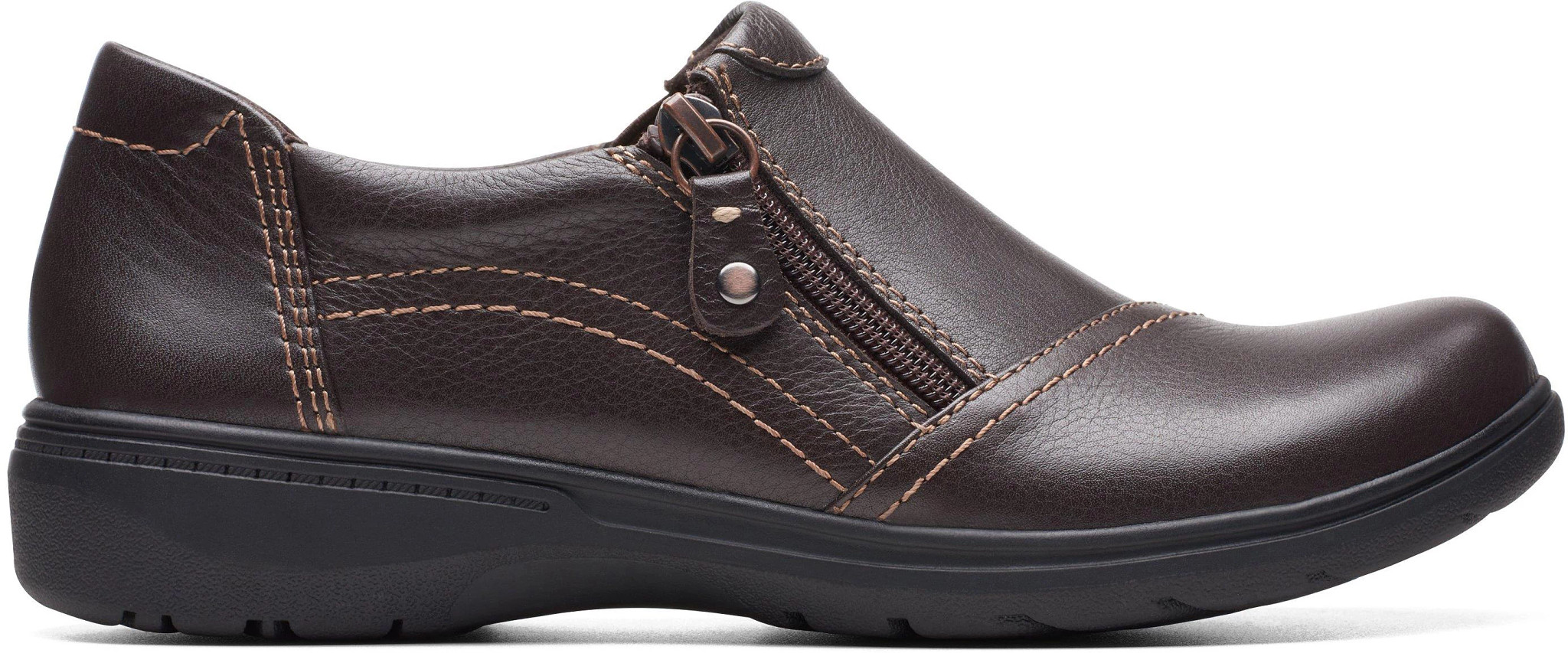 knee length dresses for ladies Clarks Shaya Tess - Black Leather main image 1
