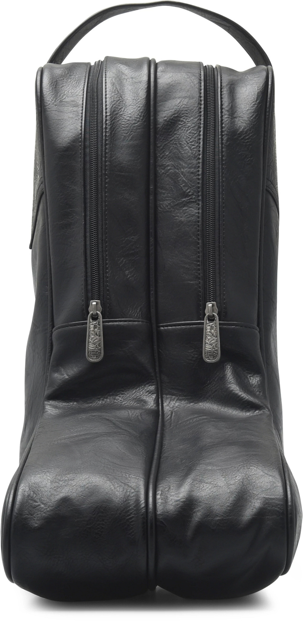 Men\'s Black Leather Full Zip Dance Boots and boot carry bag. Equestrian boot bag – EquestrianNoire main image 2