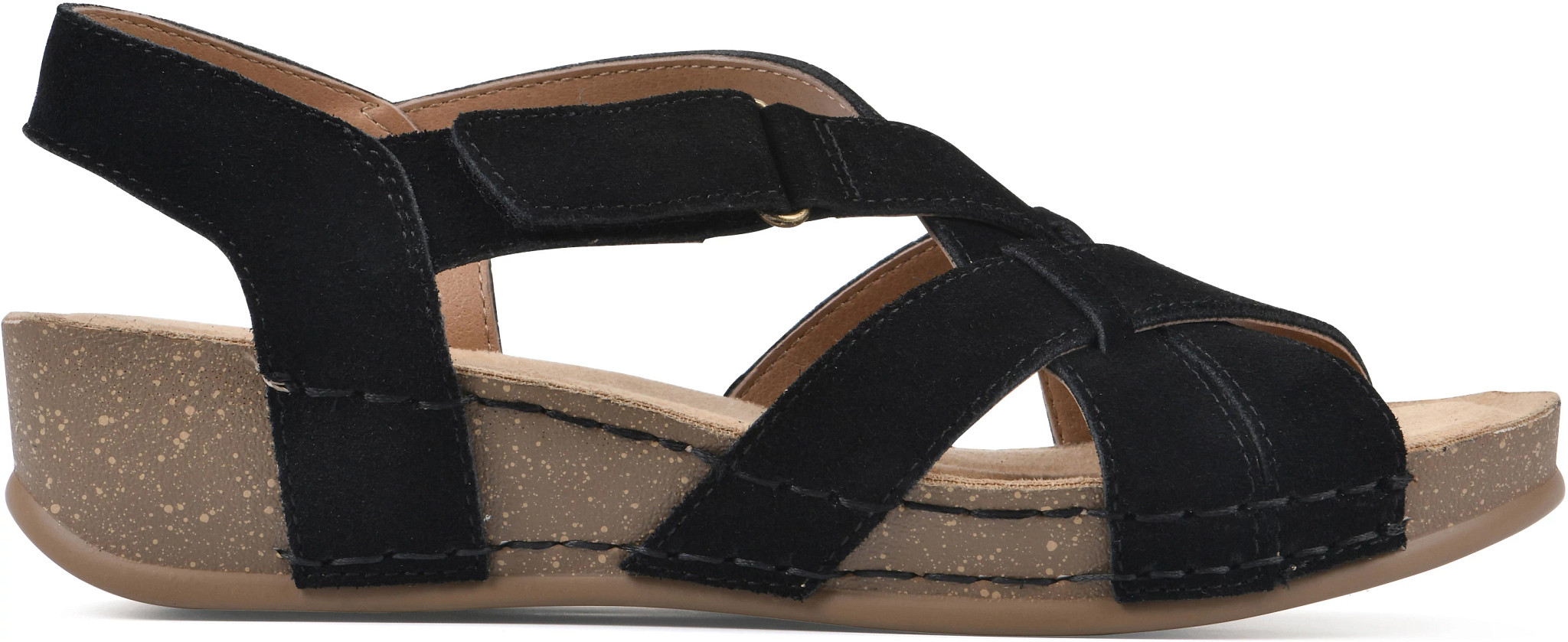 Women's White Mountain Ferric Sling shown in Black (Black)