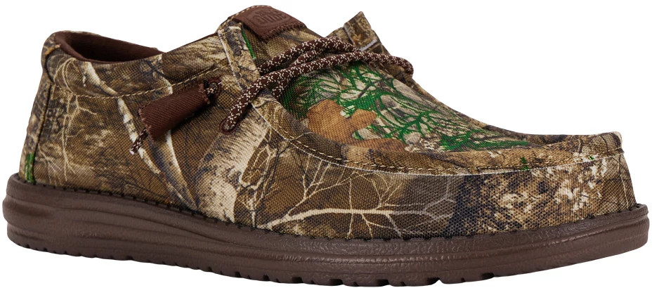 SZ 15 Hey Dude Mens Slip On Shoes 8M Wally Realtree Edge Camo Brown/Natural Hey Dude Unisex Wally Camo Shoes | Realtree EDGE main image 3