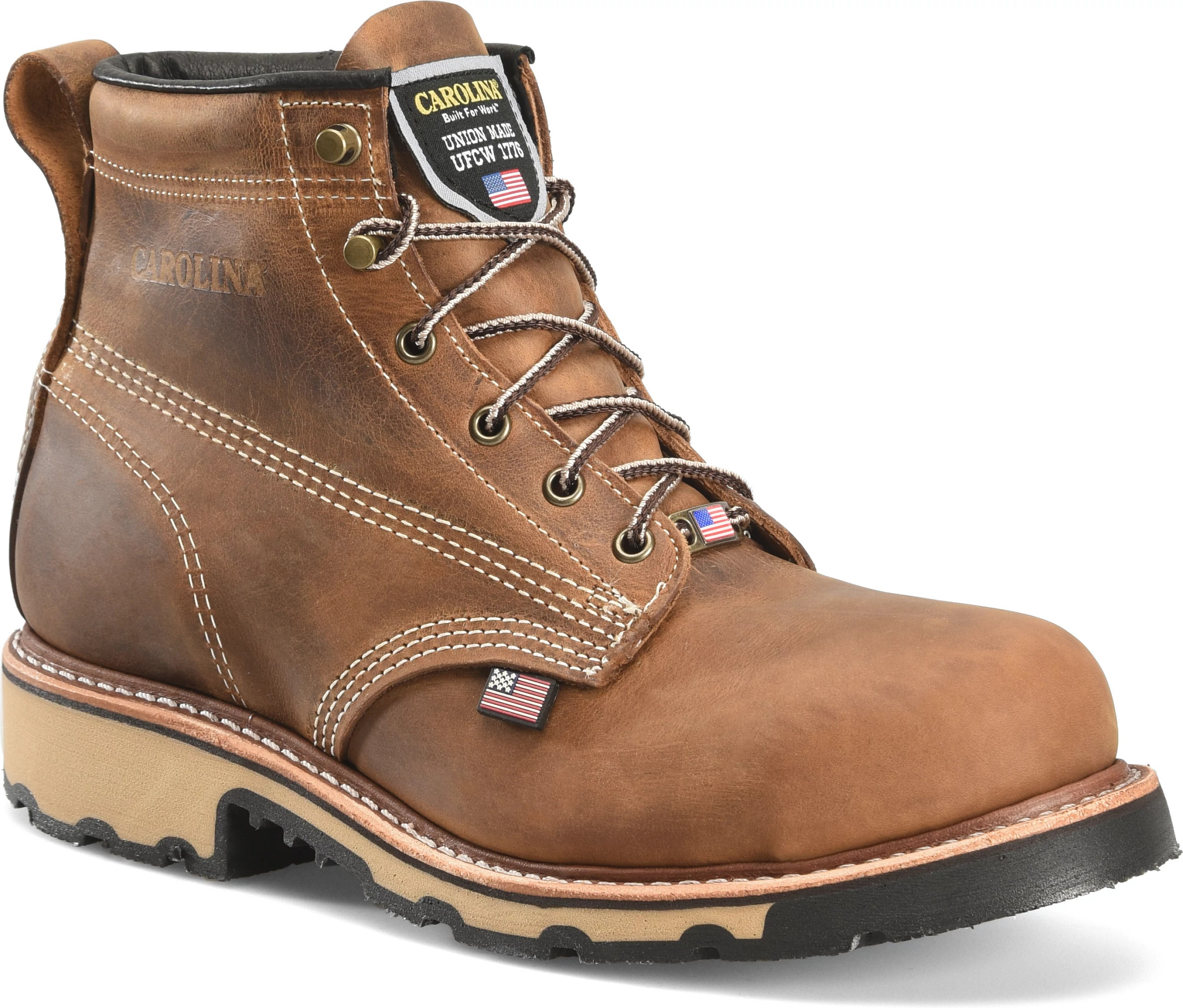 Ferric Usa 6 Soft Toe Work Boot Carolina Shoe