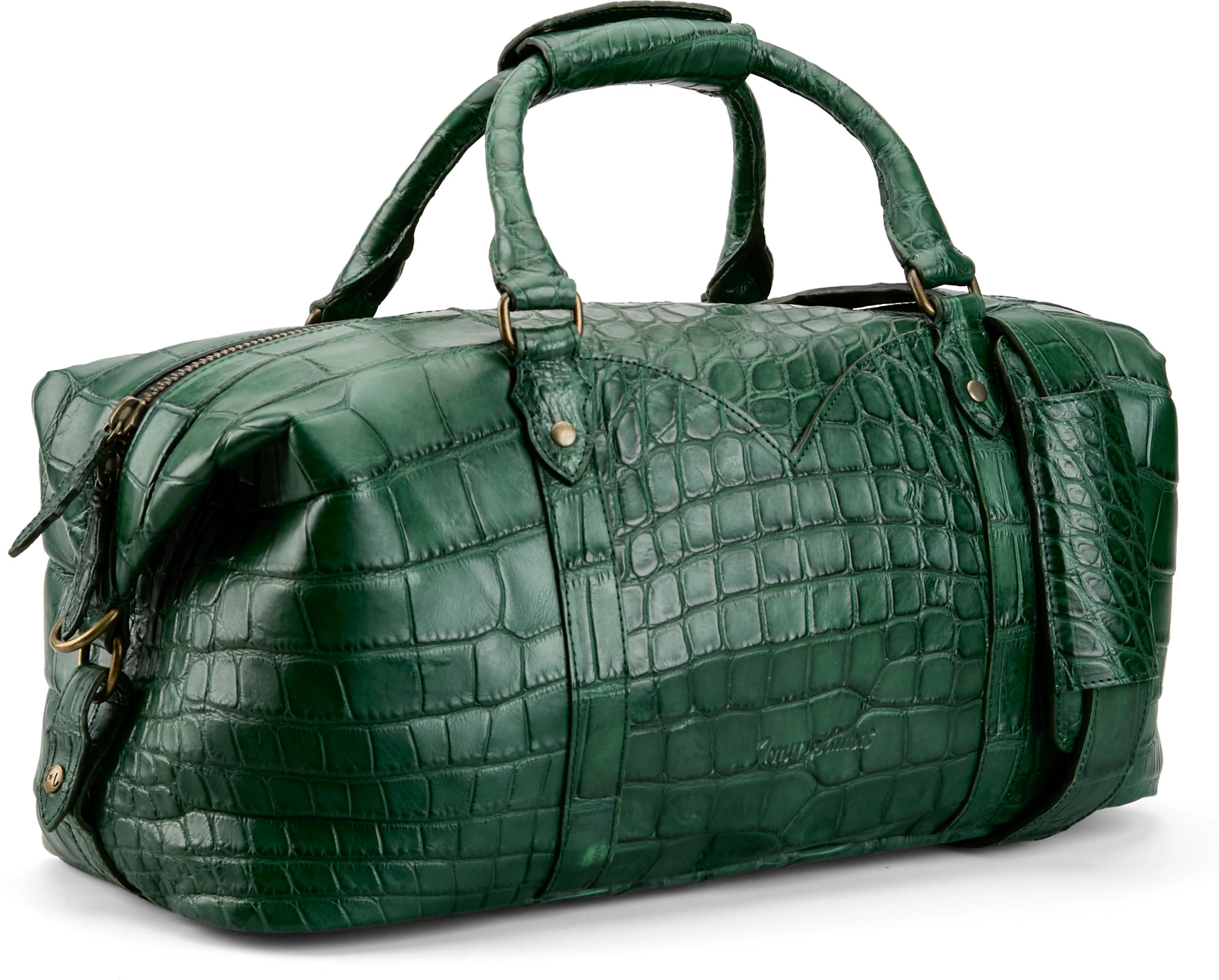Victory Alligator Small Duffle shown in Emerald (Green)