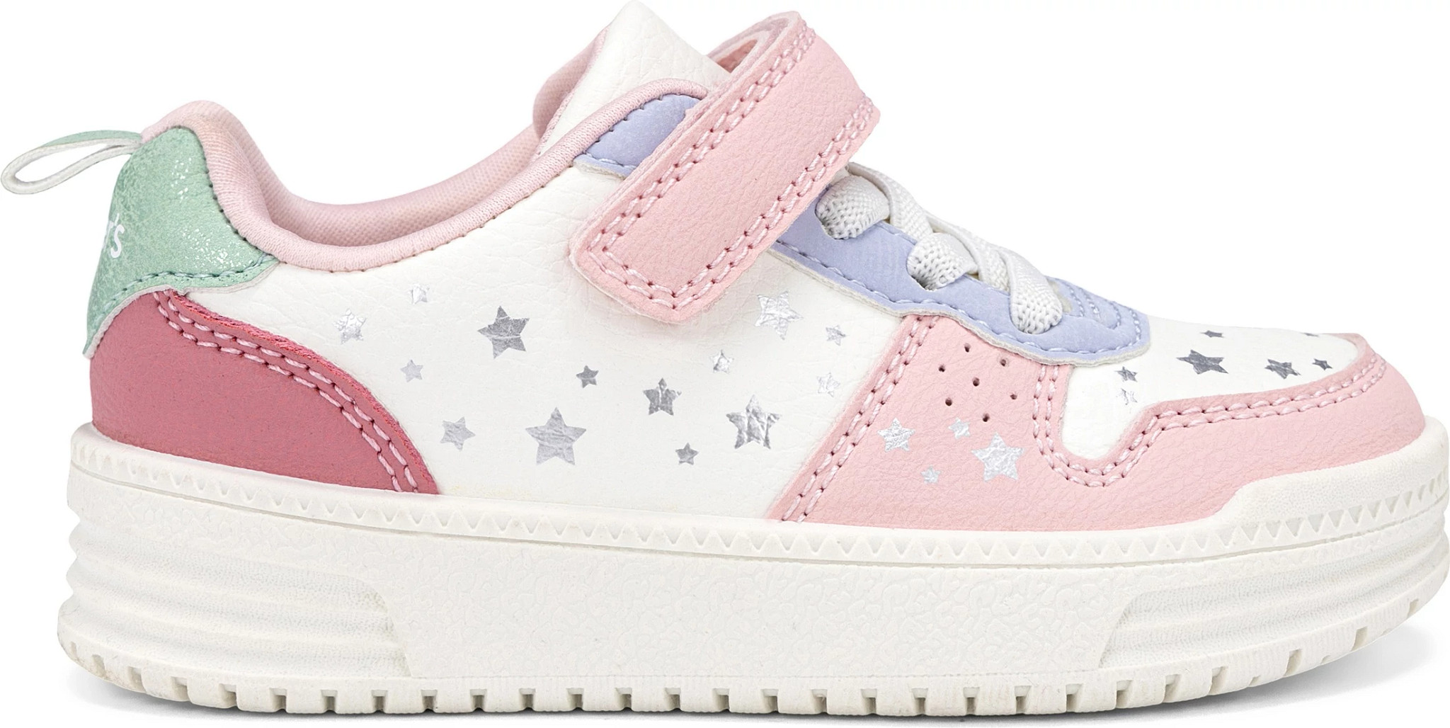 Toddler Girl's Carters Starrie shown in White/Multi (White)
