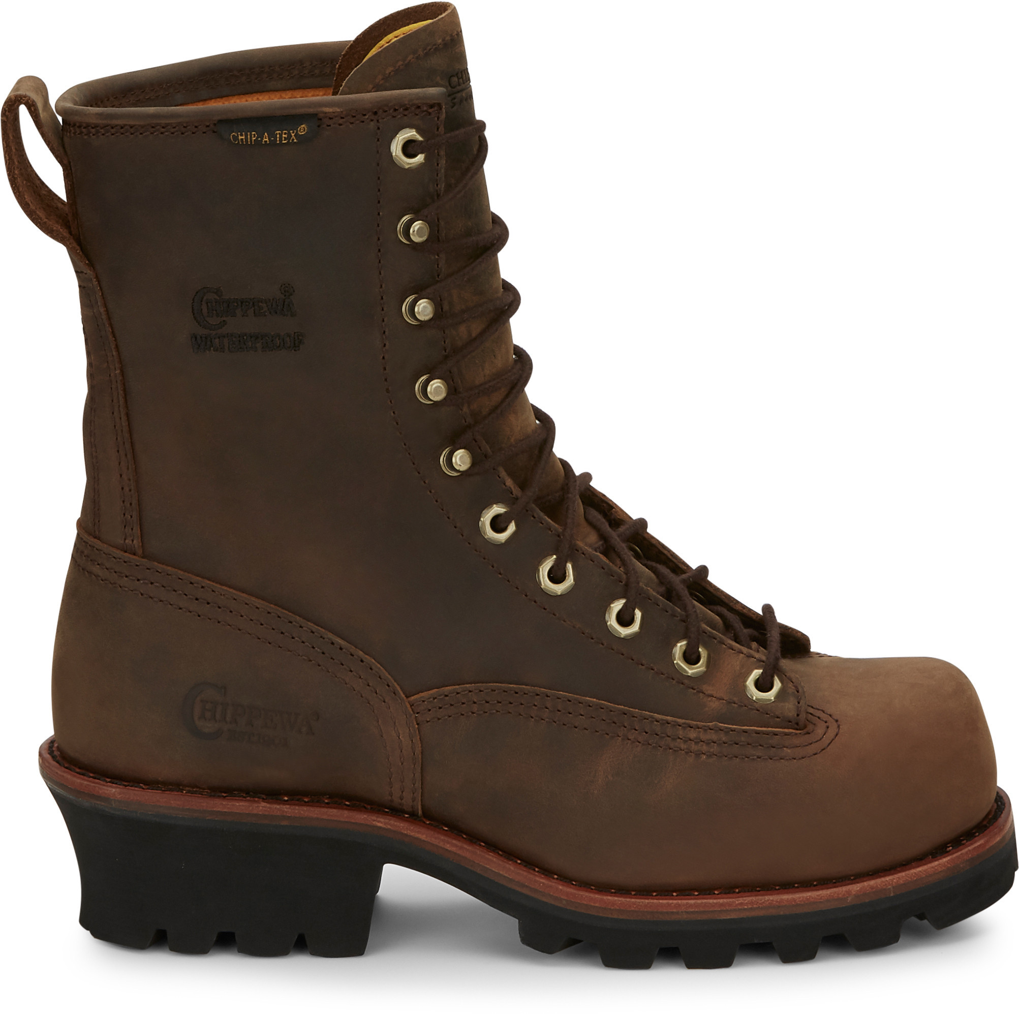 Paladin 8 Waterproof Steel Toe Logger Chippewa Boots