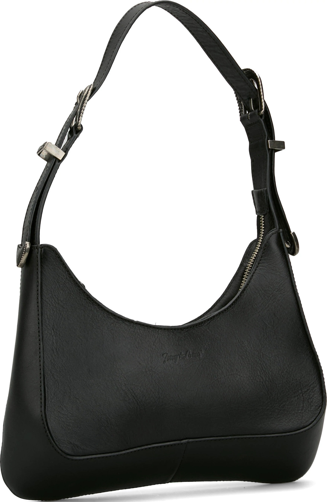 Tony Lama Women's Double Buckle Bag shown in Black (Black)