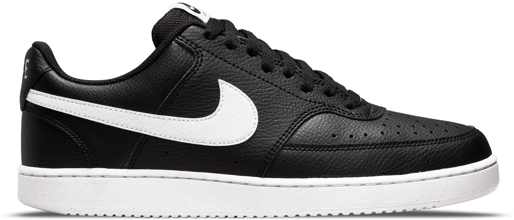 Men's Nike Court Vision Next Nature shown in Black/White (Black)