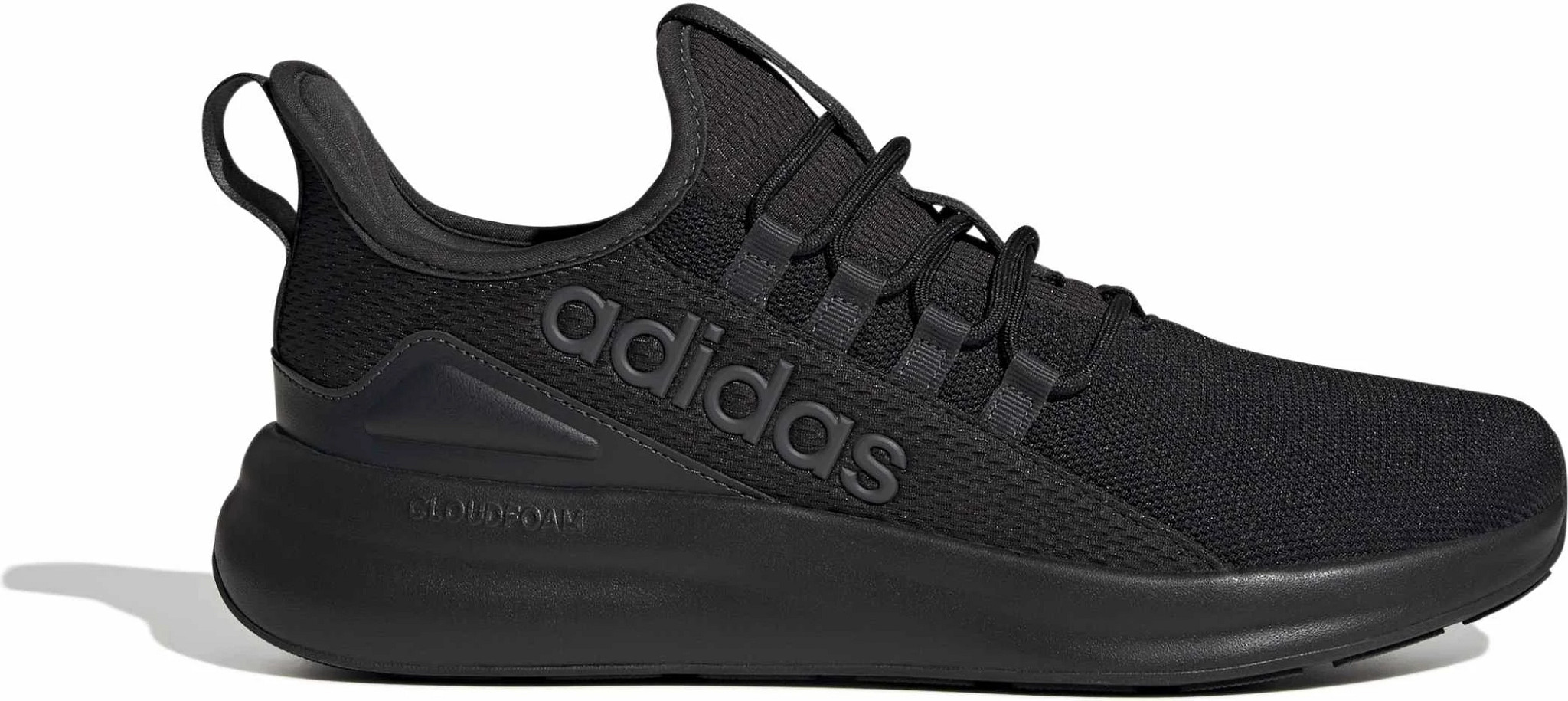 Men's Adidas Lite Racer Adapt 8.0 Slip On Runner shown in Black (Black)