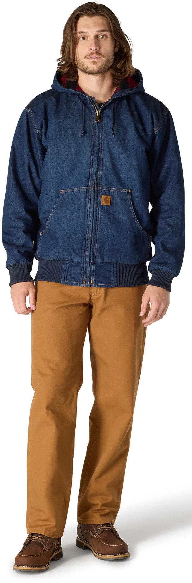 Carhartt Loose Fit Denim Active Jacket | Super Shoes