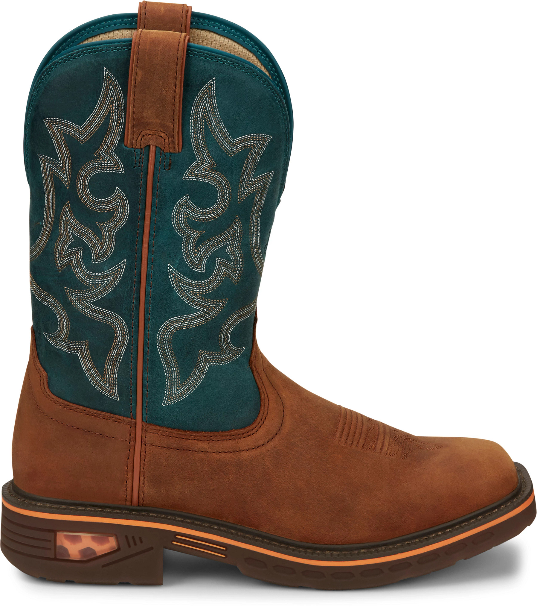 Justin round toe womens boots online