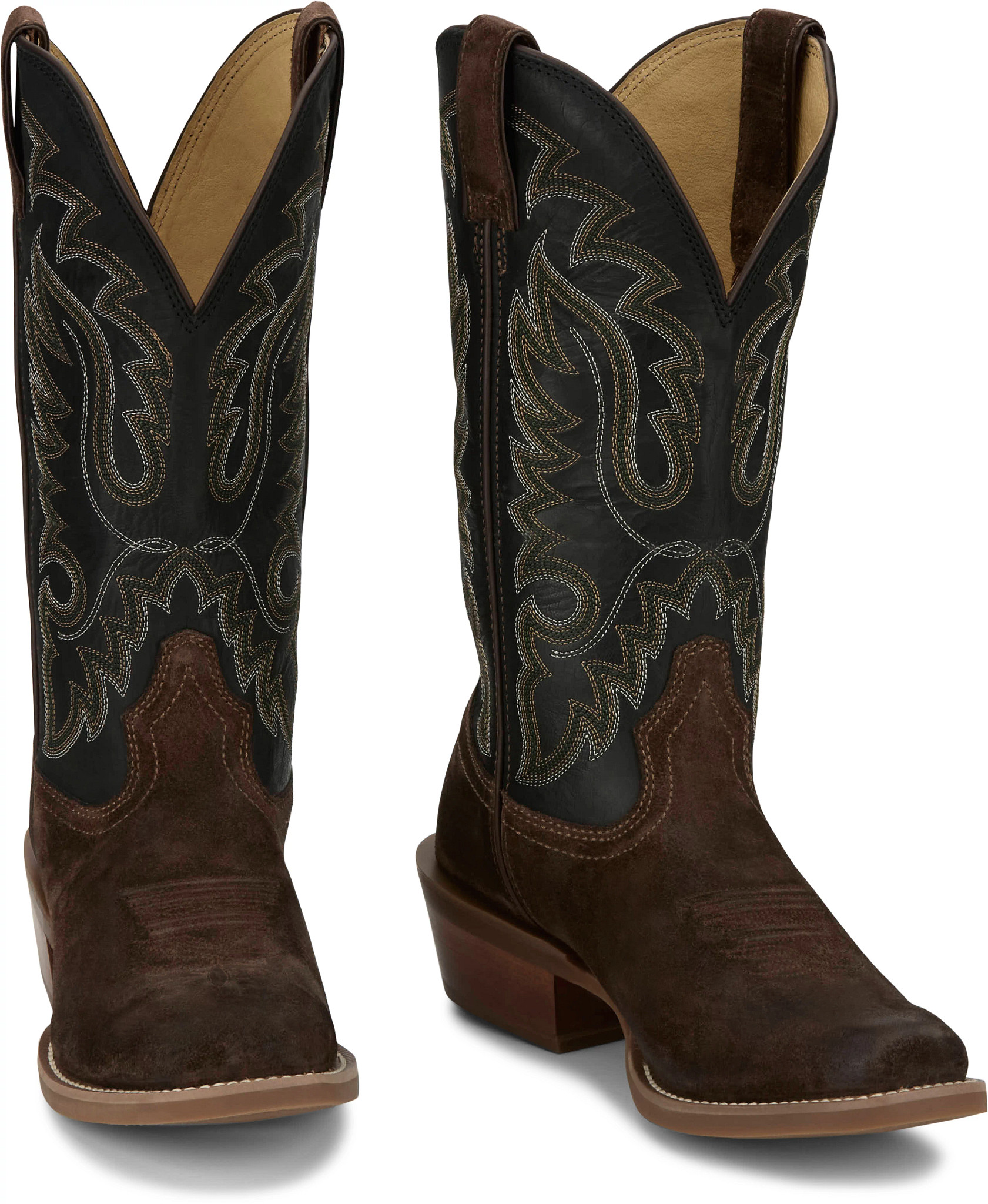 【PORTERNA】Jamming Point Boots Rage Leather Cowboy Boots with Honey-Colored Pointed Last