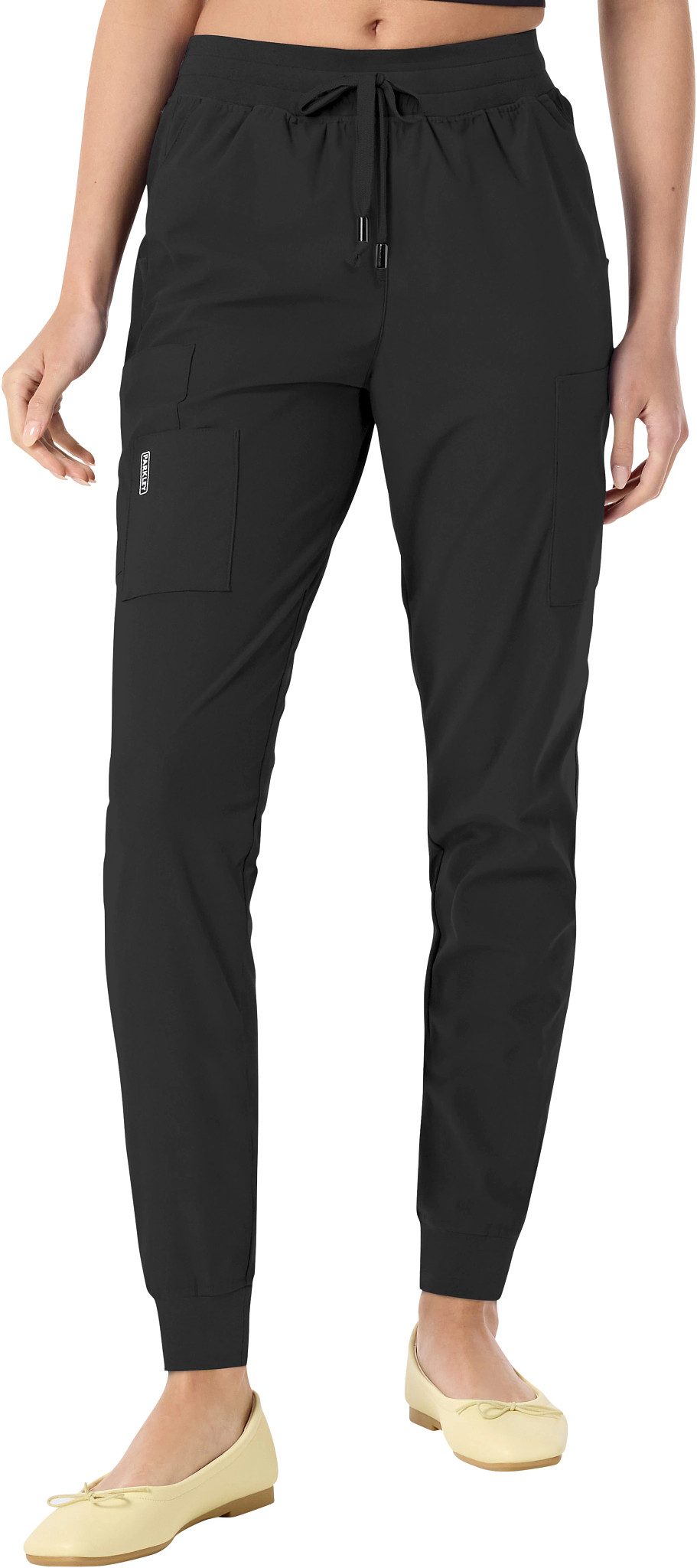 Women's Parkley Calypso Cargo Jogger shown in Black (Black)