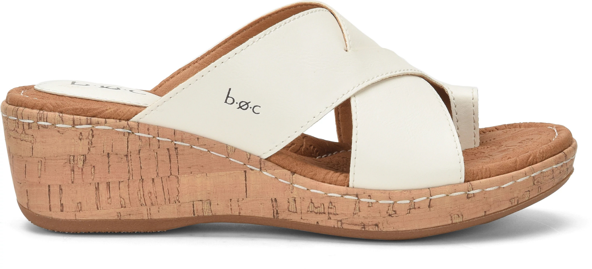 Women's Boc Summer Thong shown in White (White)