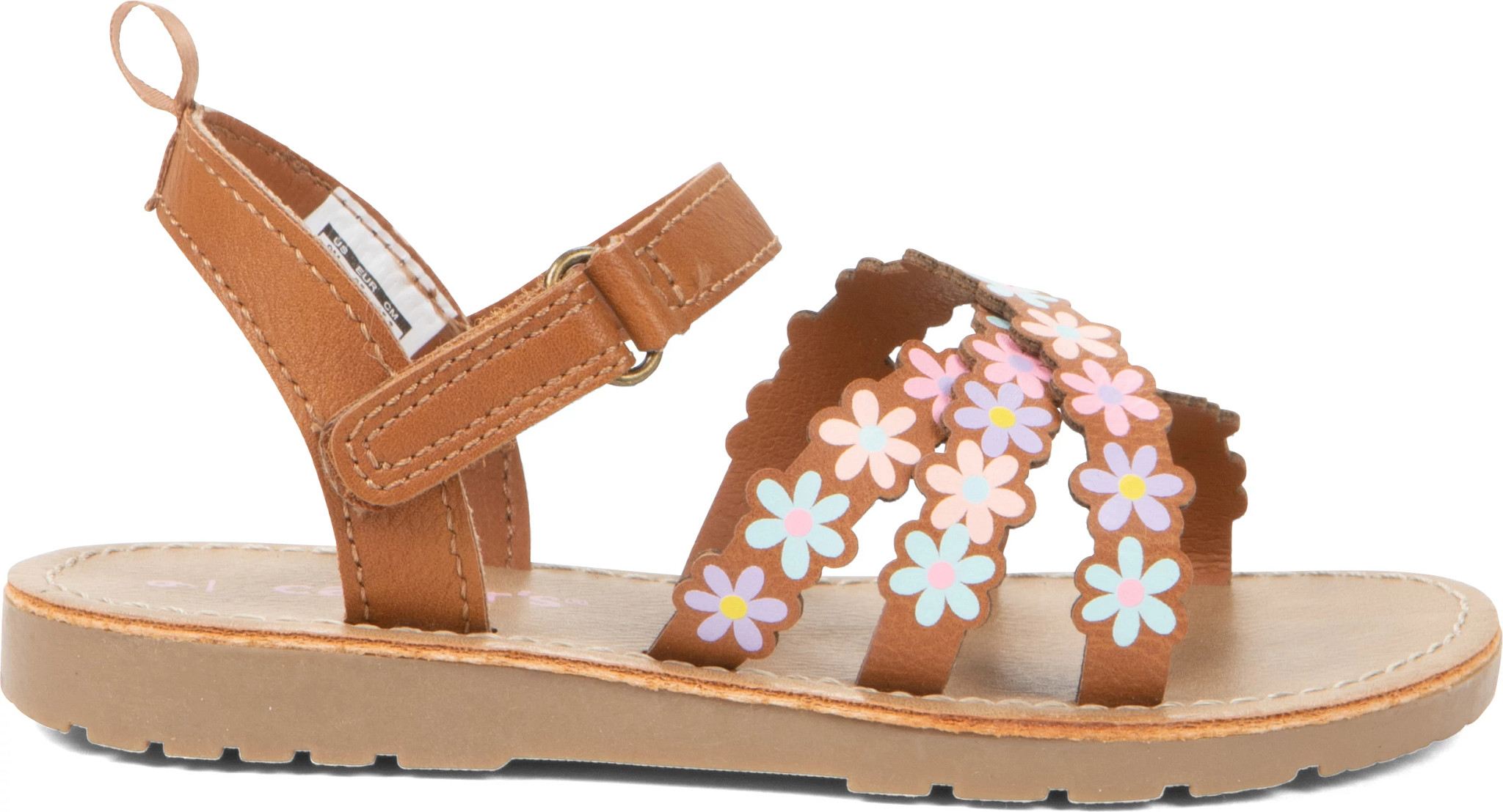 Toddler Girl's Carters Niccy shown in Brown/Multi (Brown)