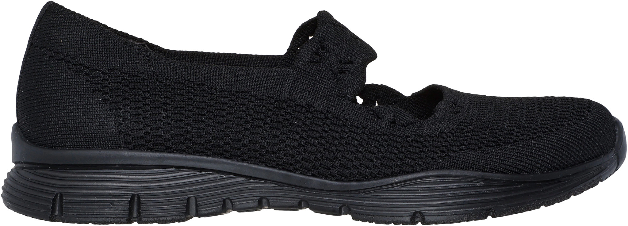 Women's Skechers Seager Cute N' Coy shown in Black (Black)
