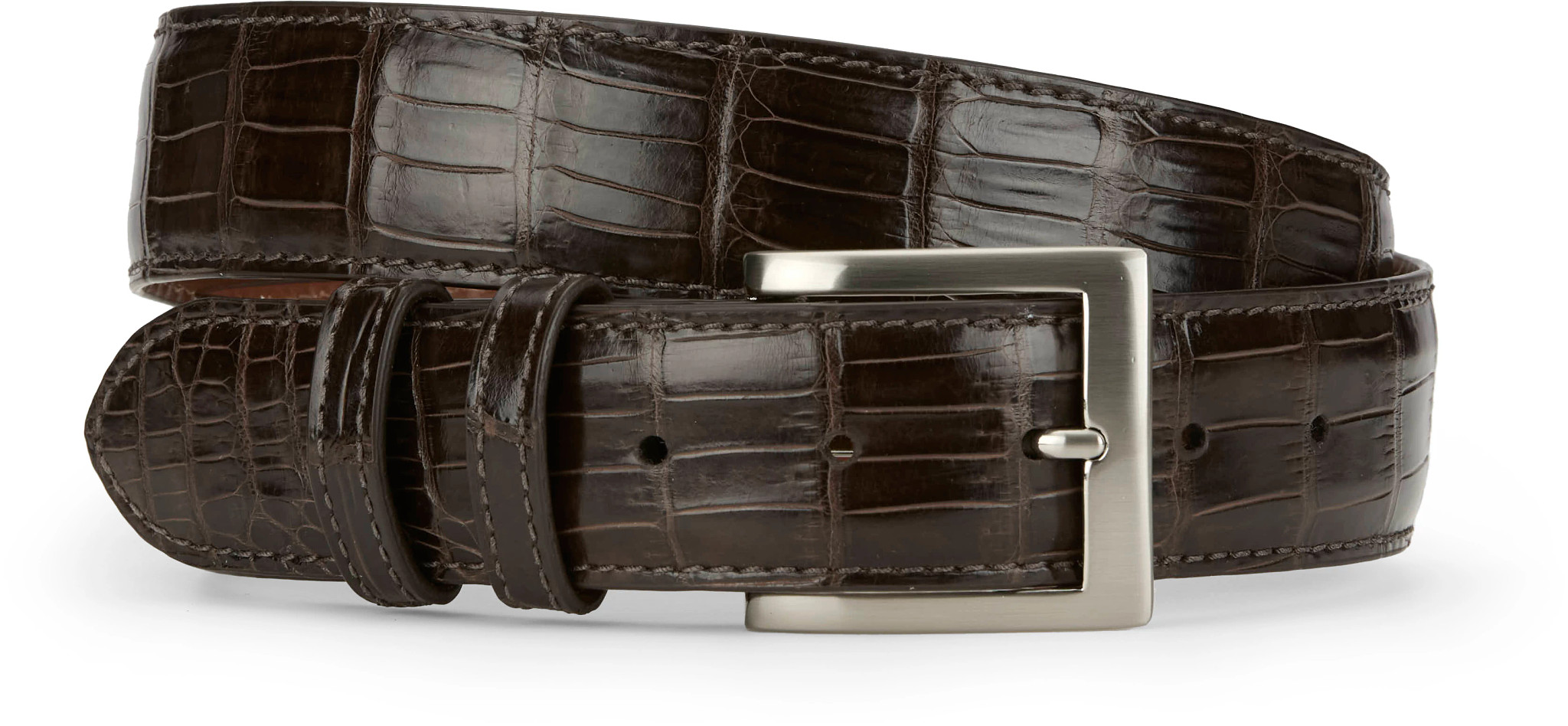 Crocodile belt men best sale