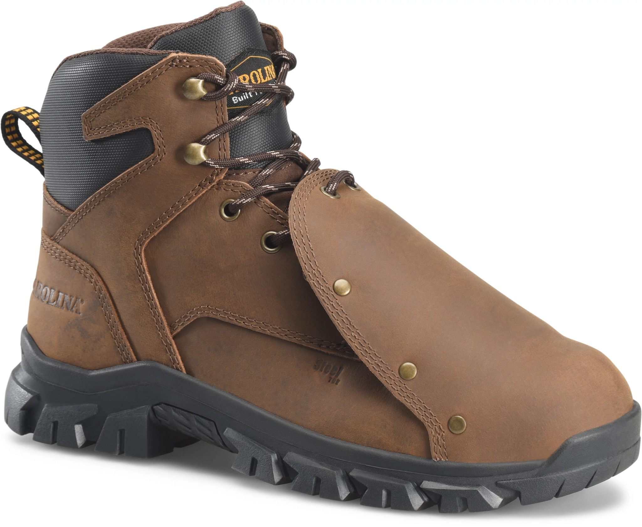 Gruntz 6 Steel Toe External Met Guard Work Boot Carolina Shoe