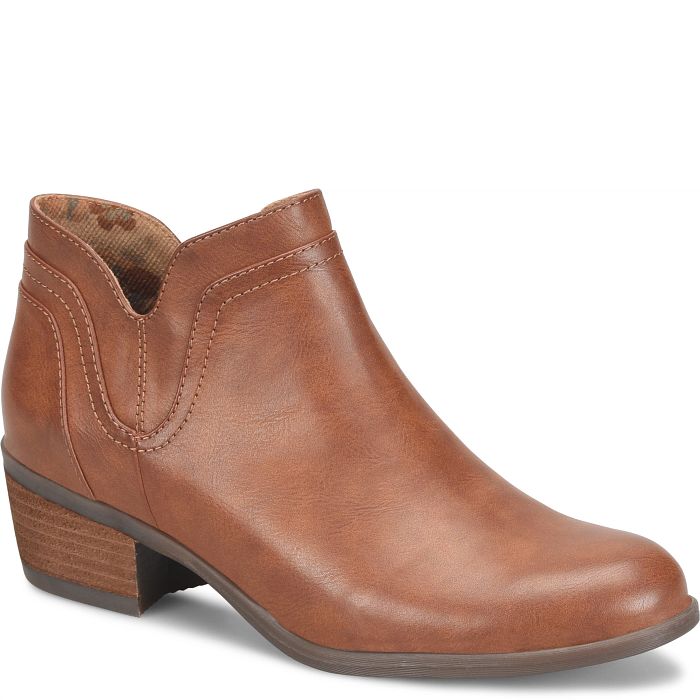 boc dress boots Women's Lindsay Stacked Heel Booties 8.5 Brown Pair these short and sweet booties with any kind of denim b.o.c. Born Concept Renee Bootie