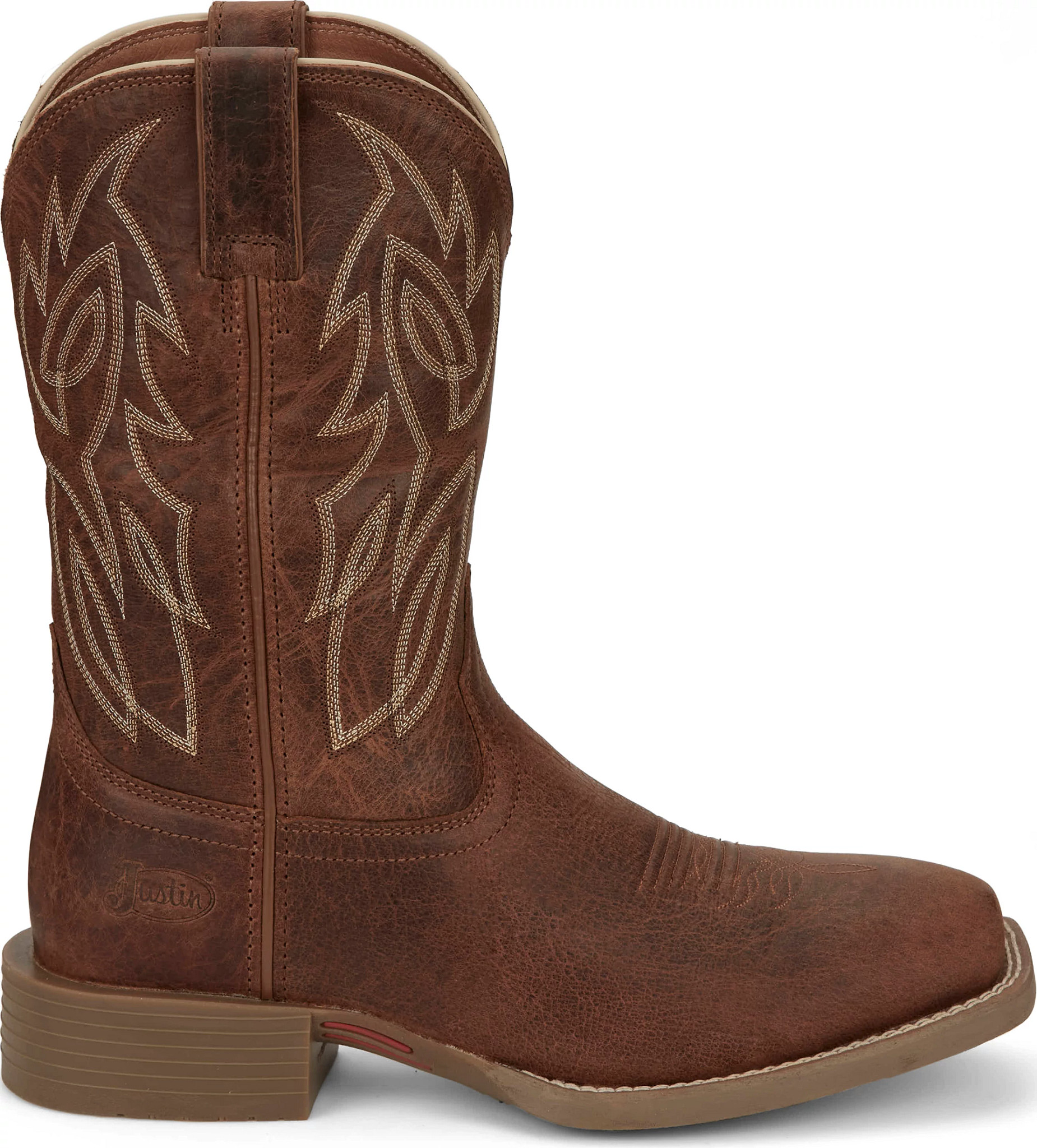 BRUNT
Heaven and Earth
（ポップアップテント） Justin 11in Pull-On Mens Hazel Brown Canter Leather Work