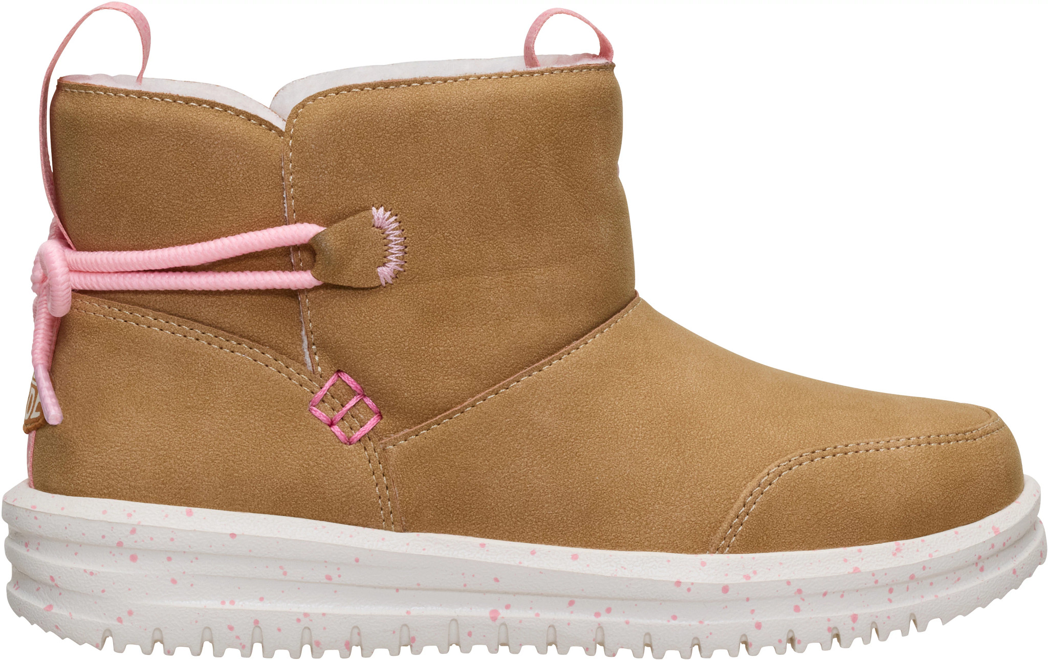 Girl's Hey Dude Camden Bow shown in Chestnut (Brown)