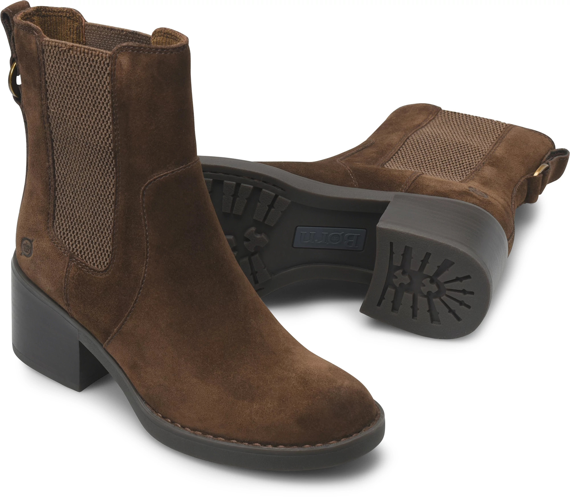 Vivia shown in Chocolate Suede (Brown)