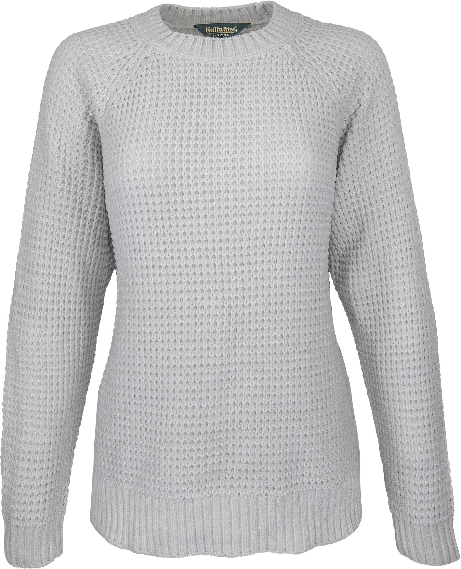 Women's Pacific Teaze London Chenille Waffle Sweater shown in Shadow (Grey)