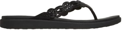 Women's Skechers Meditation Luxe shown in Black (Black)