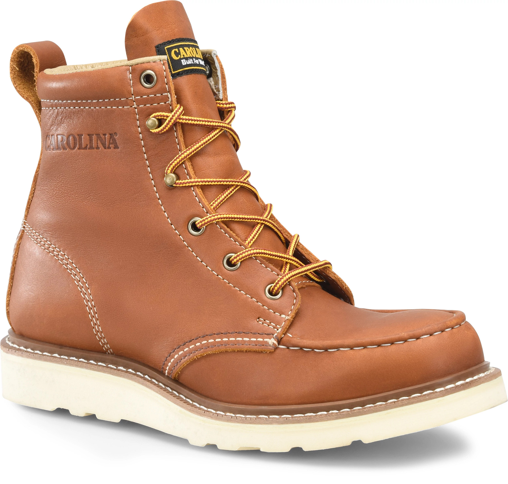 Carolina wedge cheap sole work boots