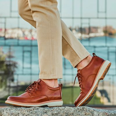 Align Men's Shoes - Atworth Plain Toe Oxfords in Tan Align Men's Shoes - Atworth Plain Toe Oxfords in Tan