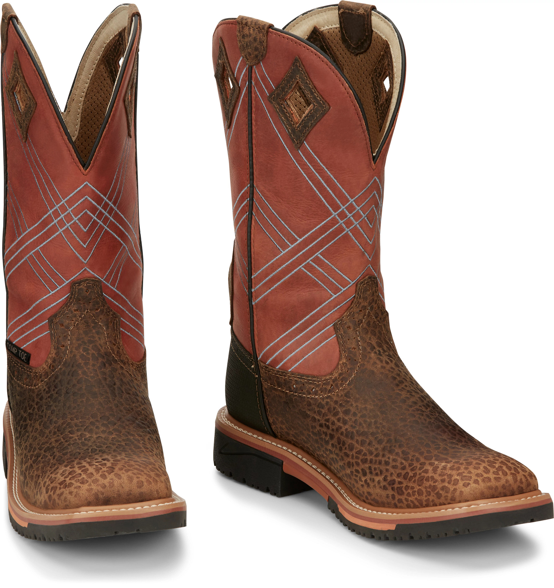 Justin boots insulated sale