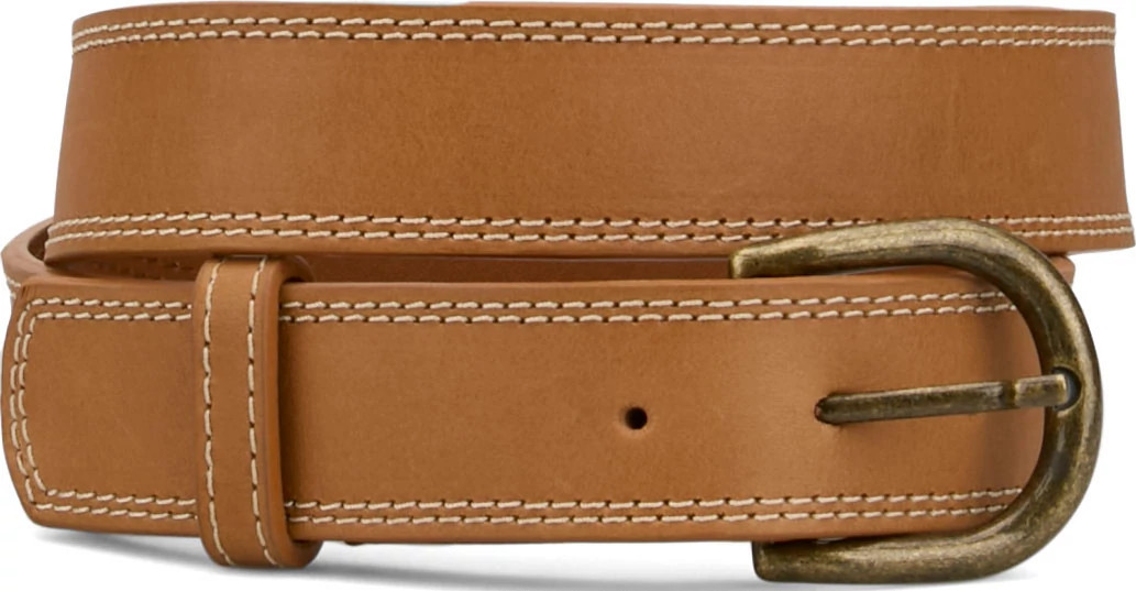 Nocona Plain Belt shown in Honey (Brown)