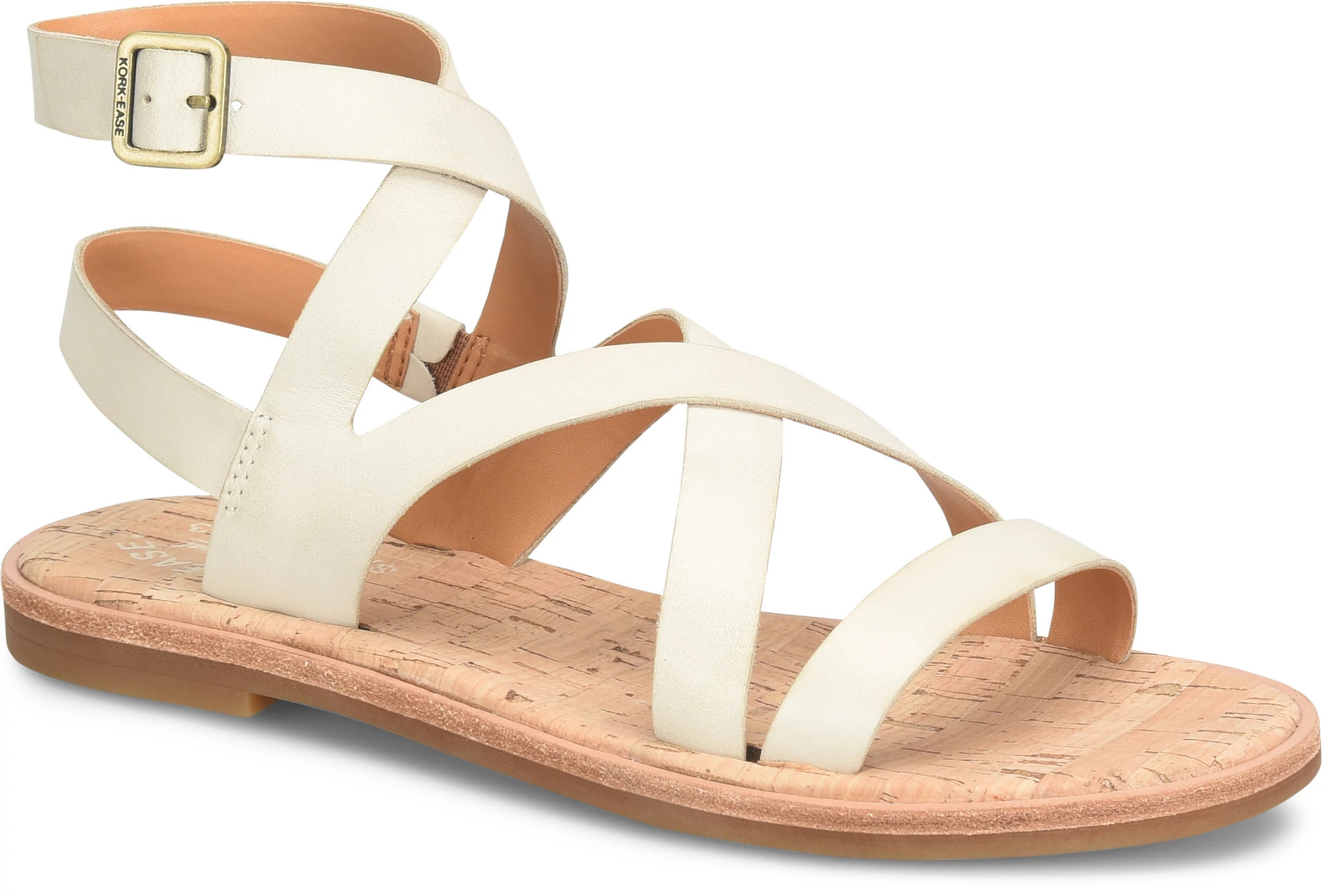 Kork ease sales white sandals