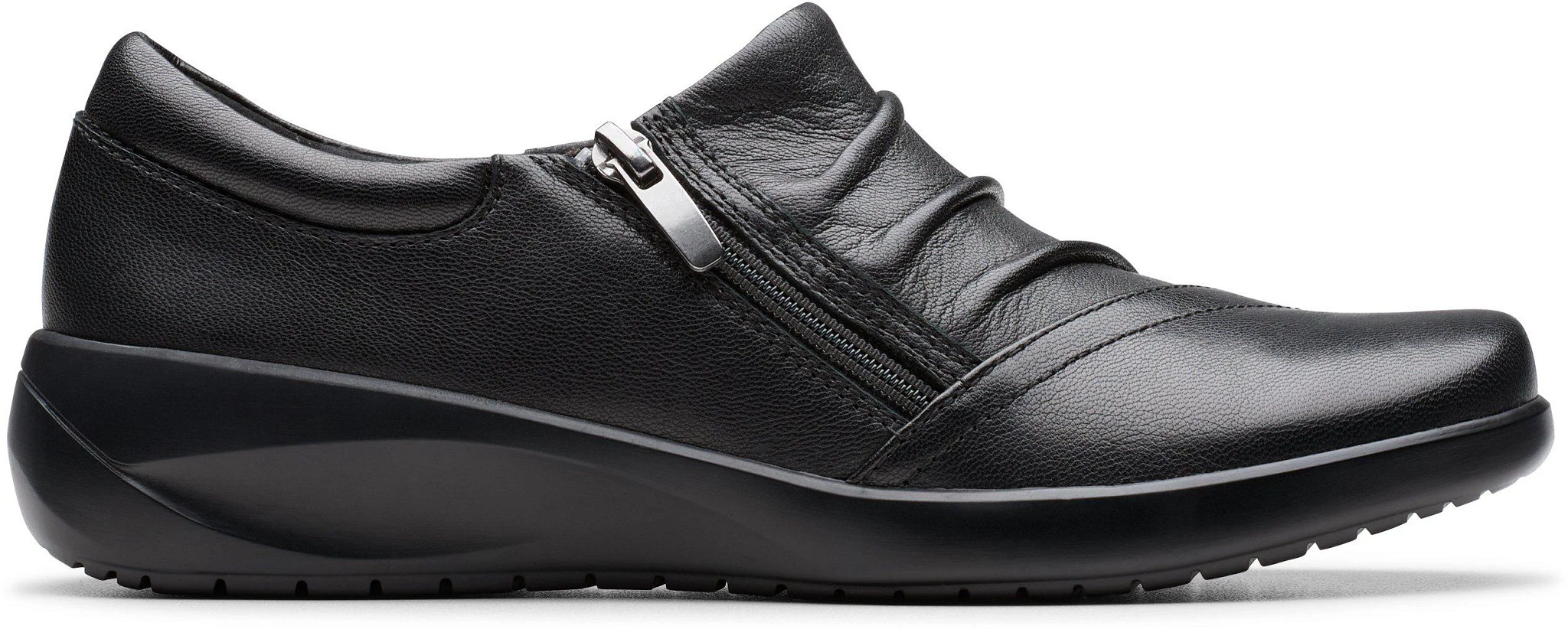 Women's Clarks Kaetlyn Mila shown in Black (Black)