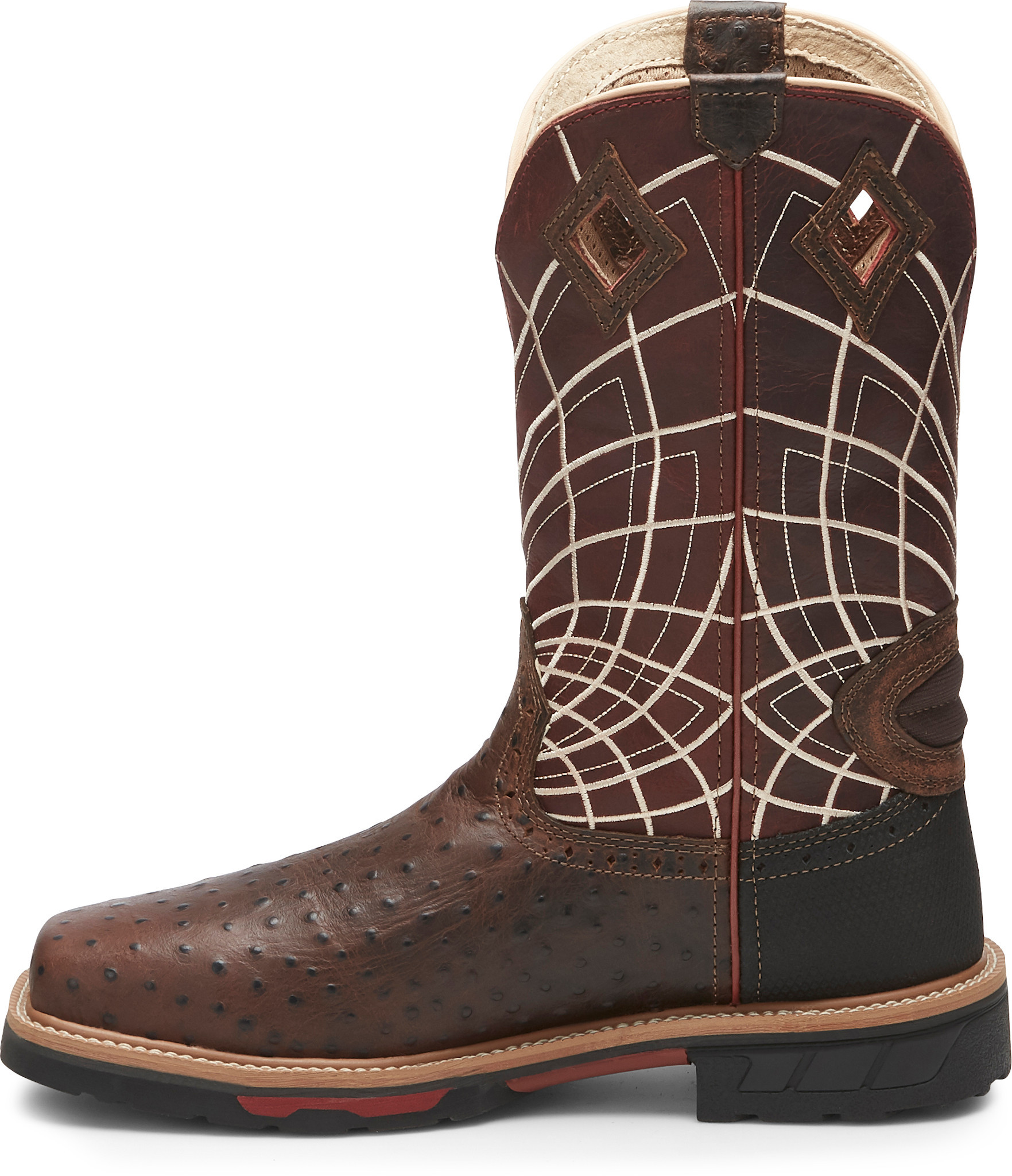 Derrickman 12" Waterproof Comp Toe Work Boot Justin Boots