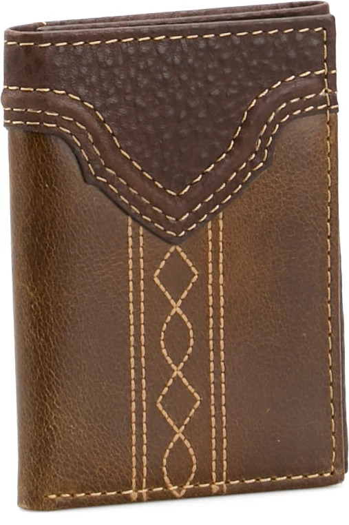 Justin Men's Bifold Wallet shown in Brown (Brown)